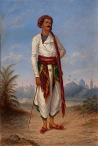 Hindu mann, ca. 1893. av Antonio Zeno Shindler
