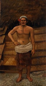 Samoansk mann, ca. 1885-1899.
