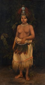 Samoansk kvinne, ca. 1885-1899.