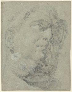 Antik romersk marmorbyste av Presunto Vitellio av Antonio da Cremona