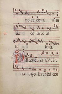 Dekorert initial P av Antonio da Monza