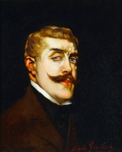 Portrett av poeten Jean Lorrain 1855-1906, ca. 1900 av Antonio de la Gandara