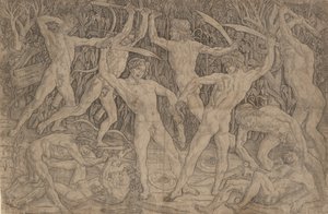 Slaget om de nakne menn, ca. 1470-90., ca. 1470-90. av Antonio Pollaiuolo