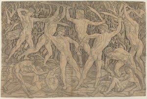 Battle of the Nudes av Antonio Pollaiuolo
