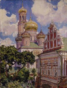 Skyer og gylne kupler. Simonov-klosteret, 1927