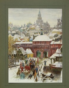 Illustrasjon for storhertugen, tsaristen og keiserjakten i Russland av N. Kutepov, 1896 av Apollinari Mikhailovich Vasnetsov