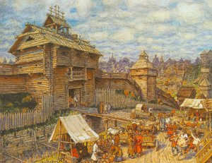 Trebyen Moskva på 1300-tallet