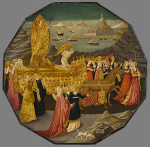 The Triumph of Chastity, ca 1450-1460 (tempera og bladgull på panel)