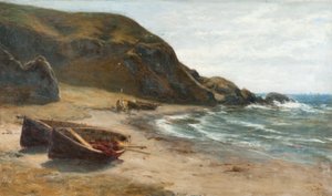 Kystscene av Archibald David Reid