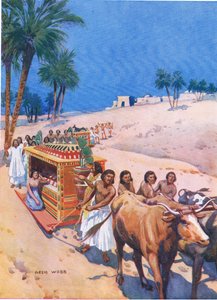 En begravelsesprosesjon i det gamle Egypt, 1925