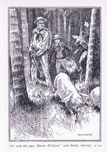Det er bare grisene, mester William, sa Ready, 1900-tallet av Archibald Webb