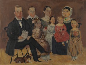 John J. Wagner familieportrett av Archie Thompson