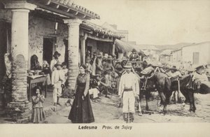 Gatebilde, Ledesma, Jujuy-provinsen, Argentina