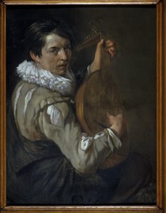 Lutespilleren (olje på kobber)