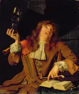 The Wanton Student, 1678 (olje på eik)