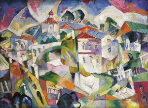 Kubistisk bybilde, 1910-tallet