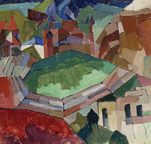 By i Sør-Russland, 1914-1916 av Aristarkh Vasilievic Lentulov