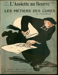 Omslag av "" L'Plate au beurre"", nummer 466, Satirical in Colors