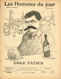 Cover av ""The Men of the Day"", Satirical in B & W av Aristide Delannoy