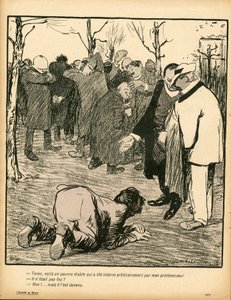 L'Plate au beurre, nummer 173, satirisk i farger av Aristide Delannoy