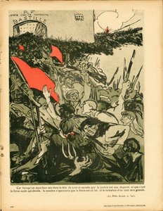 L'Plate au beurre, nummer 401, satirisk i farger av Aristide Delannoy