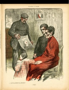 L'Plate au beurre, nummer 66, satirisk i farger av Aristide Delannoy