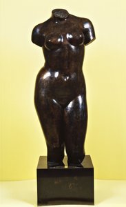 Venus; Torse de Venus, ca. 1920 (bronse med brun patina) av Aristide Maillol