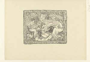 Wandtapijt met vier musicerende vrouwen in landschap Tapisserie ou concert champêtre L
