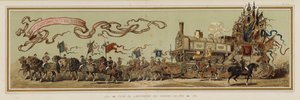 50-årsjubileet for de belgiske jernbanene av Armand Jean Heins