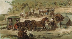 Antwerpen vogn og patache, spanske Nederland, tidlig på 1600-tallet