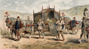 Søppel av en chatelaine, tid for hertugene av Burgund, 1400-tallet av Armand Jean Heins