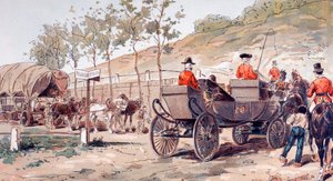 Den kongelige vognen til Leopold I av Belgia rundt 1830, 1886