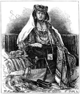 Ouled Nageldanser, Algerie, c1890