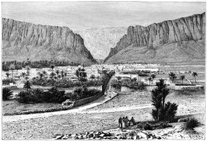 El-Kantara-juvet, Tunisia, 1895.