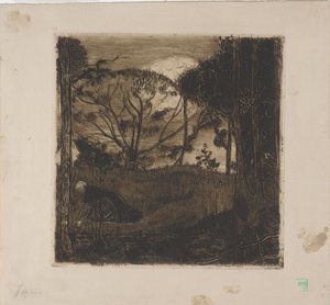 Le Soir (Kveld) eller La Glaneuse (Gleaner) 1893 (etsing, akvatint, vask og rulett) av Armand Séguin