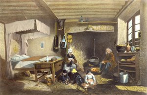 Interiør i et hus i Royat