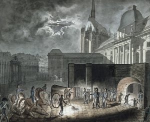 Overføring av fanger til conciergeriet, 26. mai 1804 av Armand de Polignac