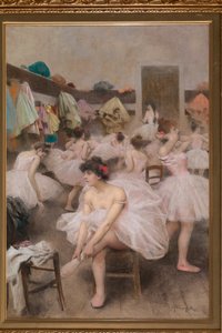 Kvinnelige dansere (pastell)