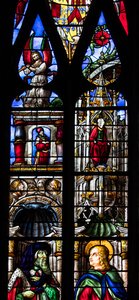 Sainte-Marie-katedralen, Auch, Gers, 2018 (glassmaleri)