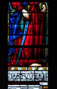 Sainte-Marie-katedralen, Auch, Gers, 2018 (glassmaleri)