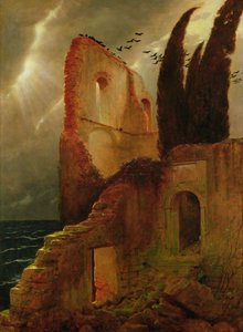 Ruin ved havet av Arnold Böcklin
