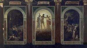 Fertur lux in tenebras (Utkast til Det schlesiske museet for billedkunst i Wrocław) av Arnold Böcklin