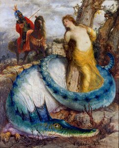 Ruggiero og Angelica av Arnold Böcklin