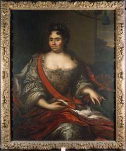 Portrett av dronning Catherine I av Russland, 1717