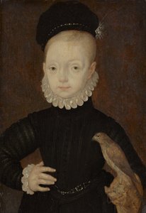 James VI og I, 1566 - 1625. Konge av Skottland 1567 - 1625. Konge av England og Irland 1603 - 1625 (Som gutt) av Arnold Bronckorst