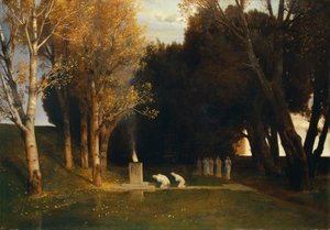 Hellig lund, 1882. av Arnold Böcklin