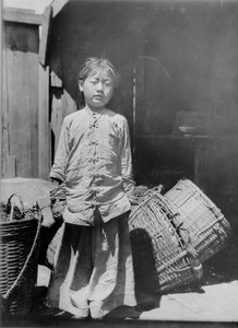 Fiskehandlerens datter, Chinatown, San Francisco av Arnold Genthe
