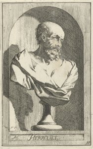 Byste av Heraclitus Heraklitt (tittel på objekt) 41 stykker, flere Sinne-statuer (serietittel)