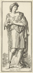 Personifisering av selvtillit Eyegen Love (tittel på objekt) 41 stykker, flere Sinne-statuer (serietittel) av Arnold Houbraken