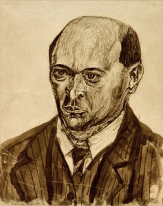 selvportrett av Arnold Schönberg